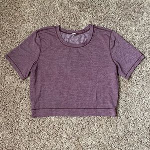Cropped tee sz 4